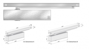 accesorio cierrapuertas TS41F ECO puerta metalica andreu